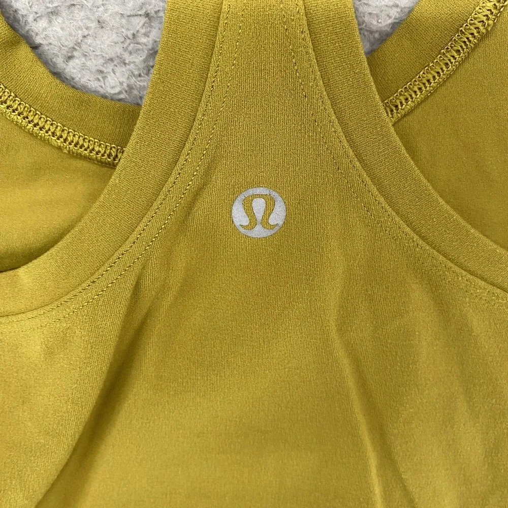 Lululemon‎ Tank Top Womens 0 Nulu Cool Racerback Yoga Workout Gym Race Length